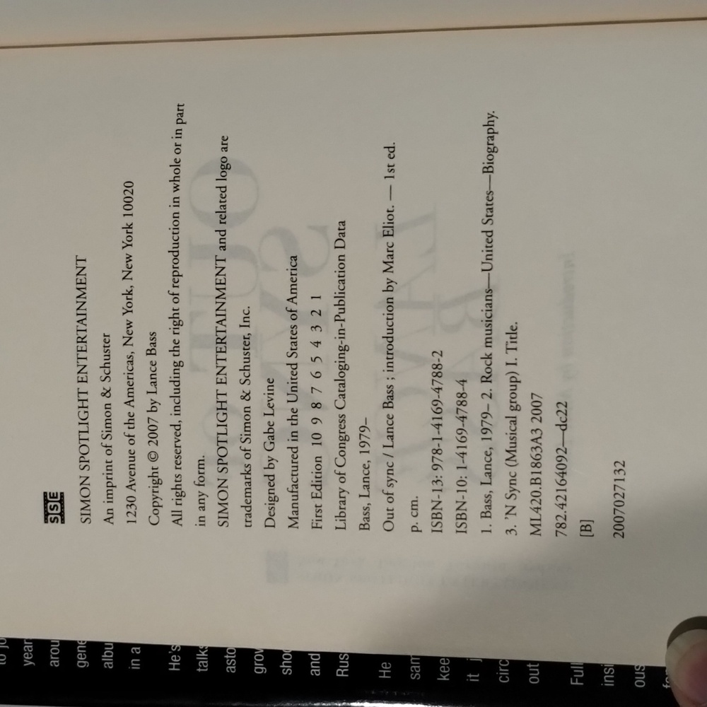 Out of Sync: A Memoir - Lance Bass - Picture 3 of 5